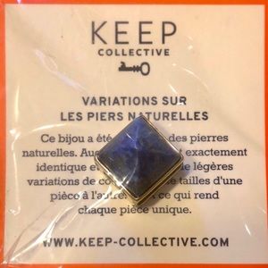 Keep Collective Blue Lapis Pyramid Stone Charm, NWT!